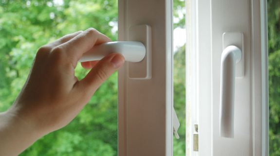 Stoßlüften im Haus oder der Wohnung